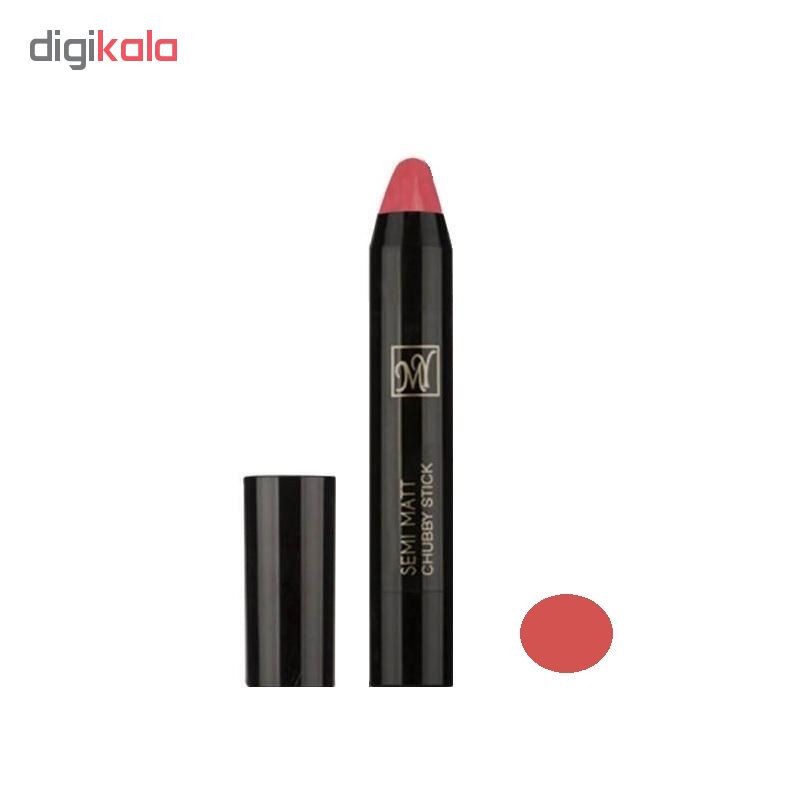 رژ لب مدادی مای مدل SEMI MATT سری Black Diomond شماره 16مدل 1