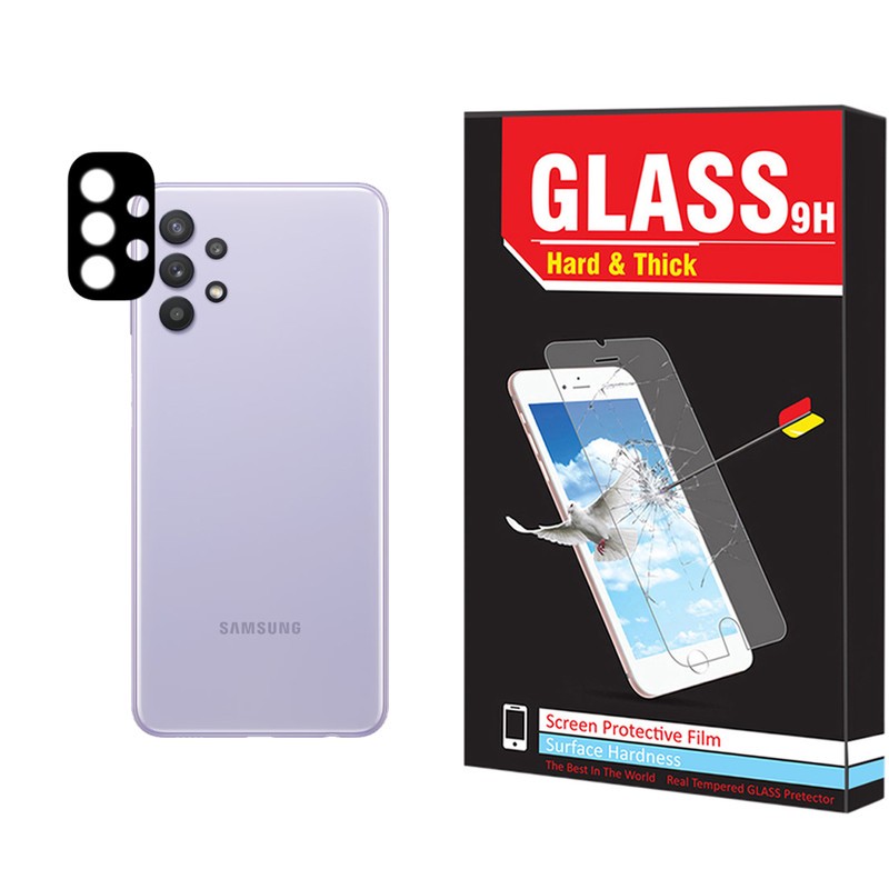محافظ لنز دوربین هارد اند تیک مدل LNZ-BK مناسب برای گوشی موبایل سامسونگ Galaxy A32 4G A32 5G