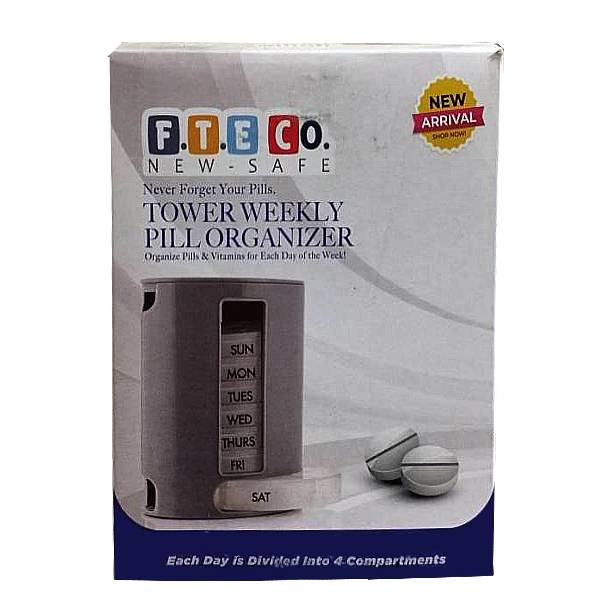 یادآور و نگهدارنده قرص و دارو اف تی ای کو مدل tower pill organizer