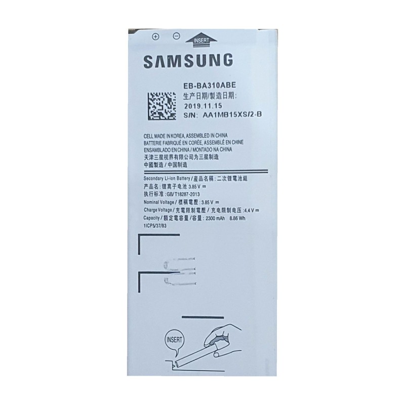 باتری موبایل مدل EB BA310ABE ظرفیت 2300 میلی آمپر ساعت مناسب برای گوشی موبایل سامسونگ Galaxy A3 2016
