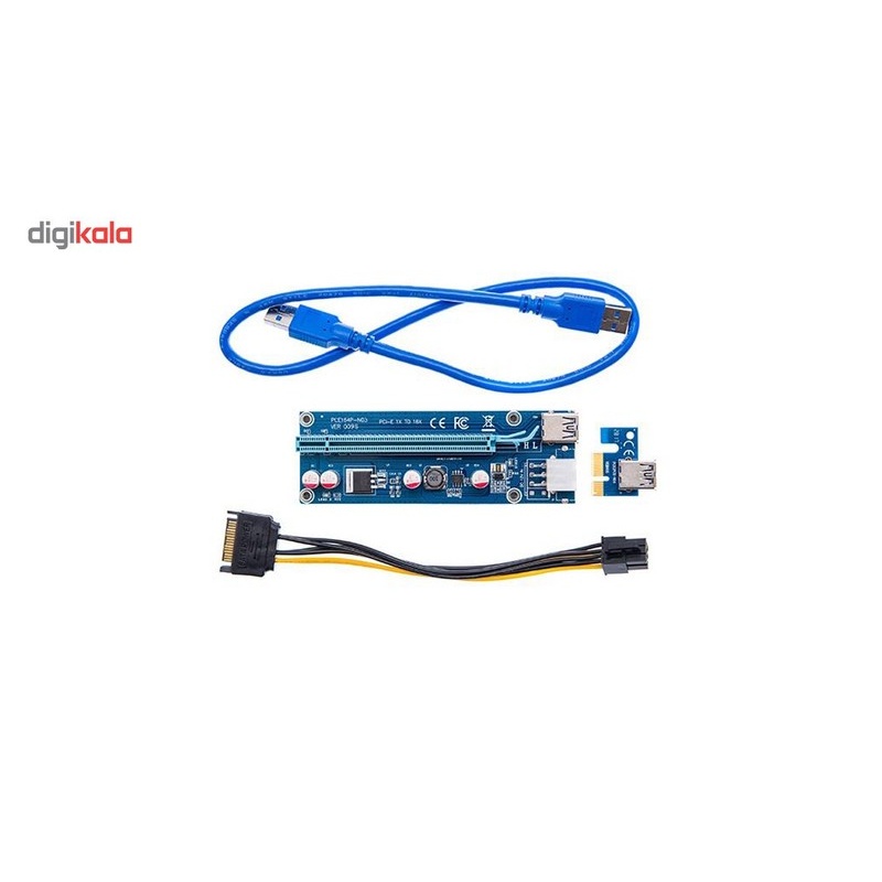 رایزر گرافیک تبدیل PCI EXPRESS X1 به X16 مدل 009s