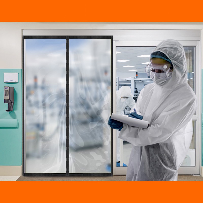 پرده پلاستیکی مگنتیک سندس مدل F987 سایز 100x220 سانتی متر