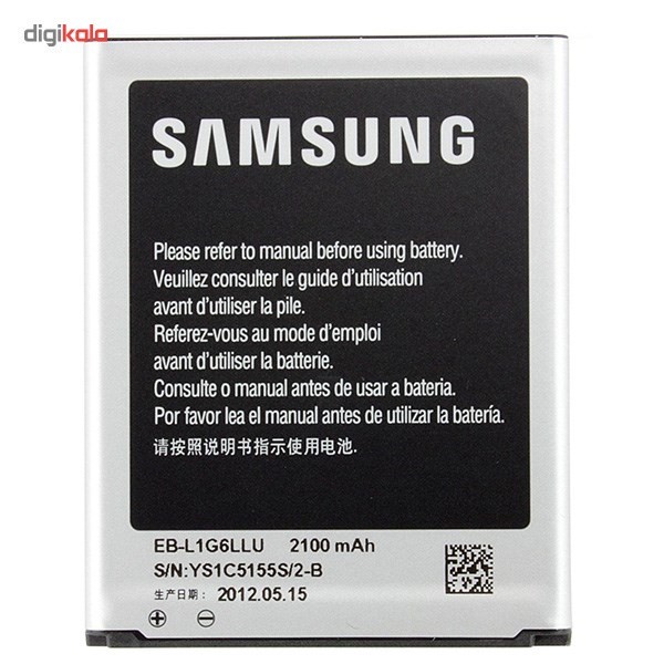 باتری موبایل مدل Galaxy S3 با ظرفیت 2100mAh مناسب برای گوشی موبایل سامسونگ Galaxy S3