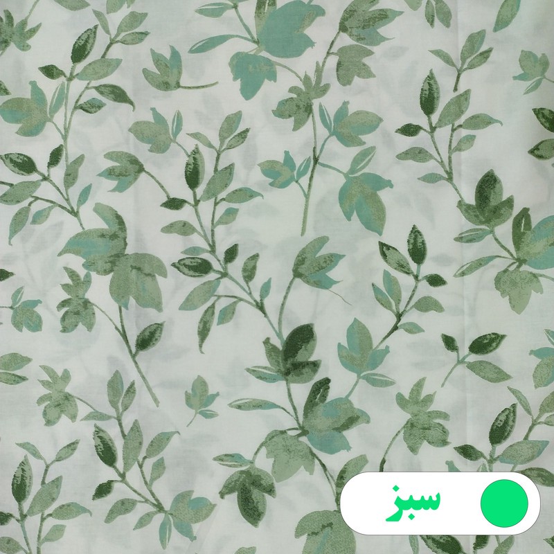 ملحفه کتان نخ پانیذ پود مدل پرنیان کد P117-1 دو نفره سایز 200x180 سانتی متر