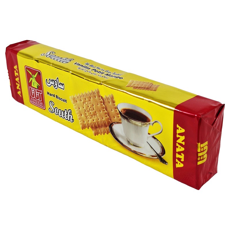 بیسکویت پتی مانژ وانیلی آناتا - 130 گرم بسته 20 عددی