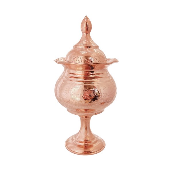 شکلات خوری مسی مدل لب چین لیزری کد ZH332.2