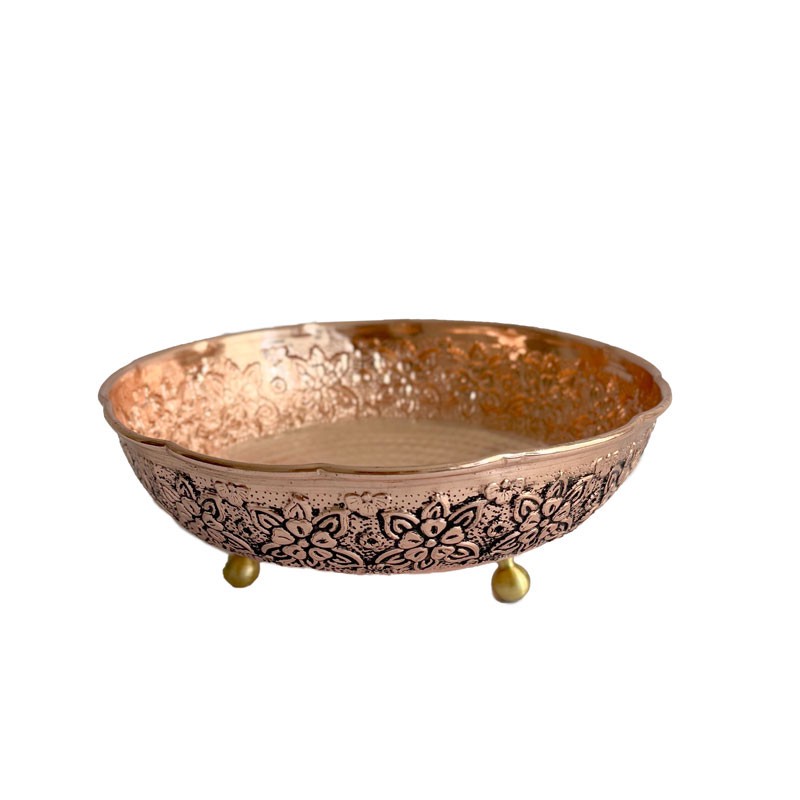 آجیل خوری مسی مدل آفتاب گردان کد ZH321.12جدید