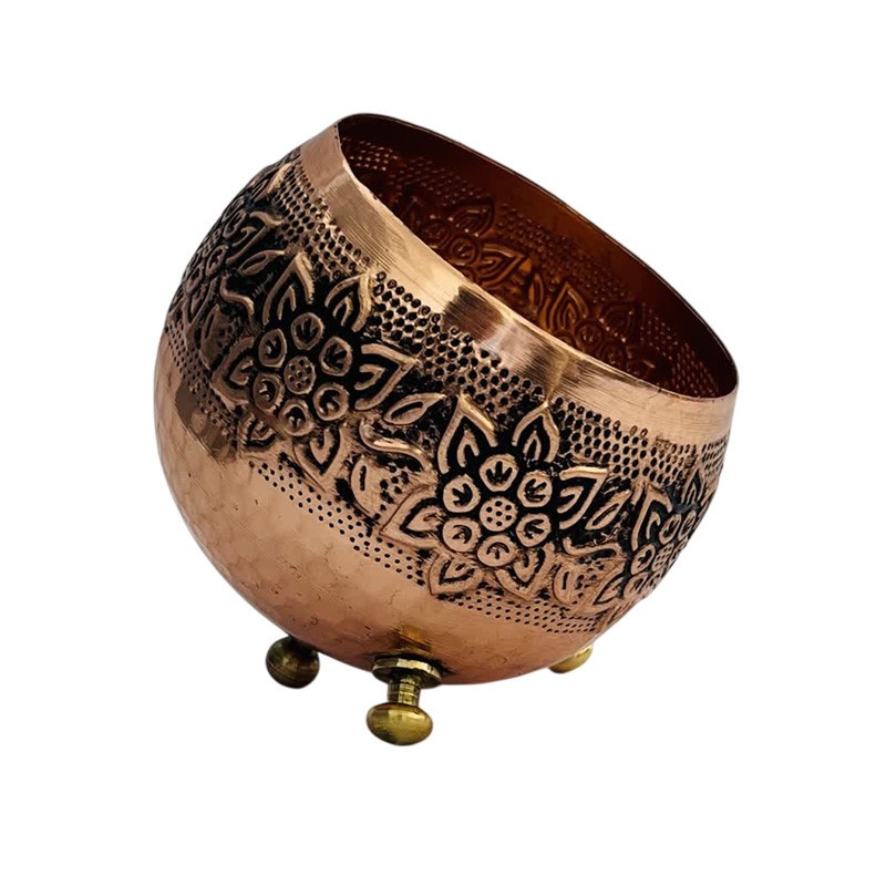 کاسه مسی مدل گوی سه پایه کد ZH245.6جدید