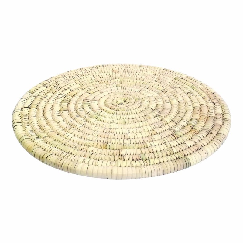 زیربشقابی و زیر قابلمه ای مدل حصیری کد 35cm