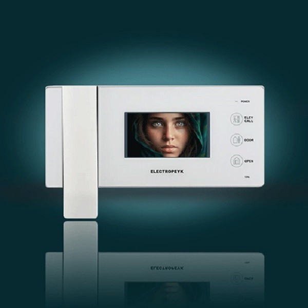 دربازکن تصویری الکتروپیک مدل FD 598 1 1096 White یک واحدی
