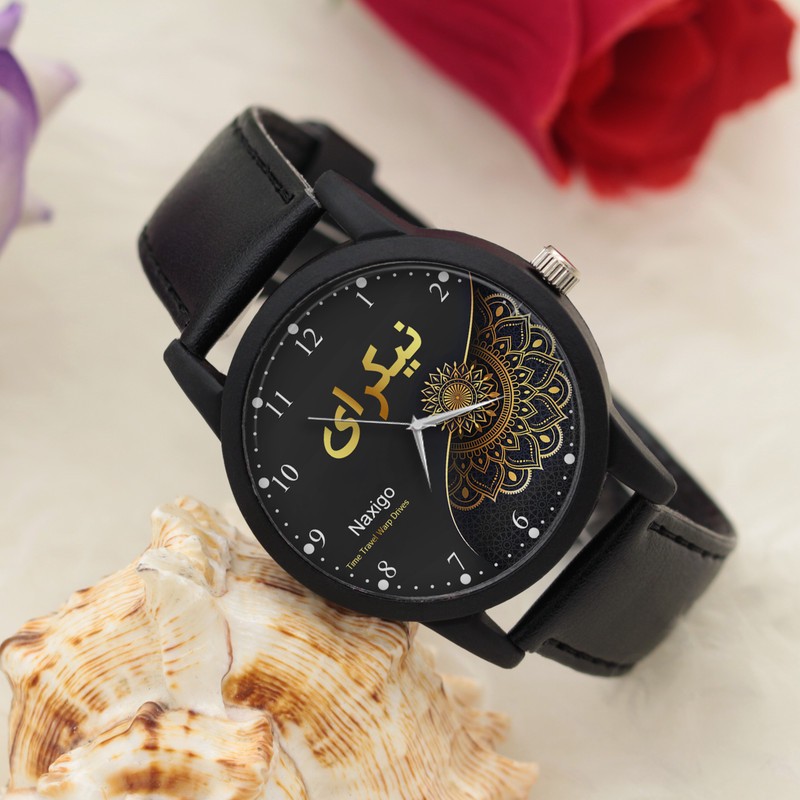 ساعت مچی عقربه ای ناکسیگو مدل اسم نیکرای کد LF23298