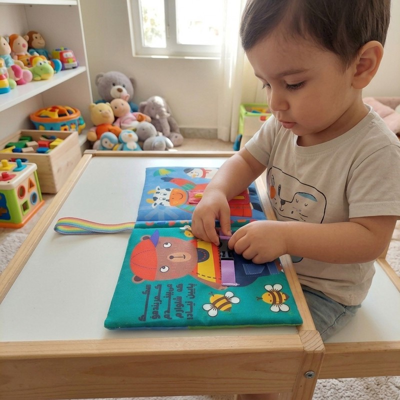 بازی آموزشی مدل کتاب پارچه ای بستنی ها