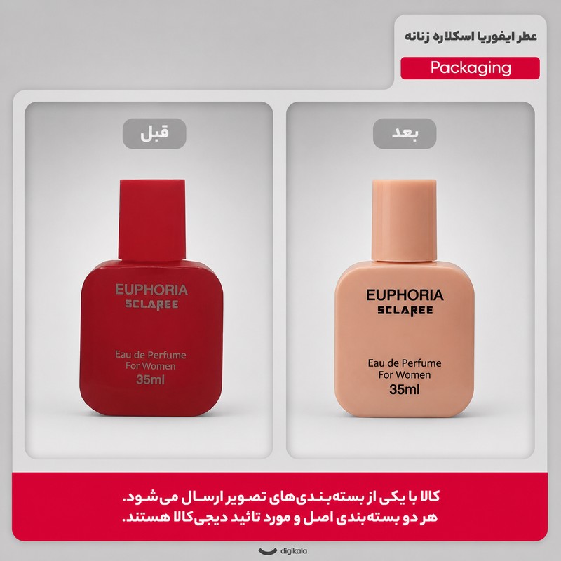 عطر جیبی زنانه اسکلاره مدل Euphoria با رایحه شیرین حجم 35 میلی لیتر