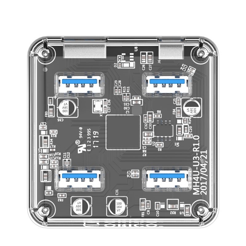 هاب USB 3.0 چهار پورت اوریکو مدل MH4U-U3-10 مدل 1