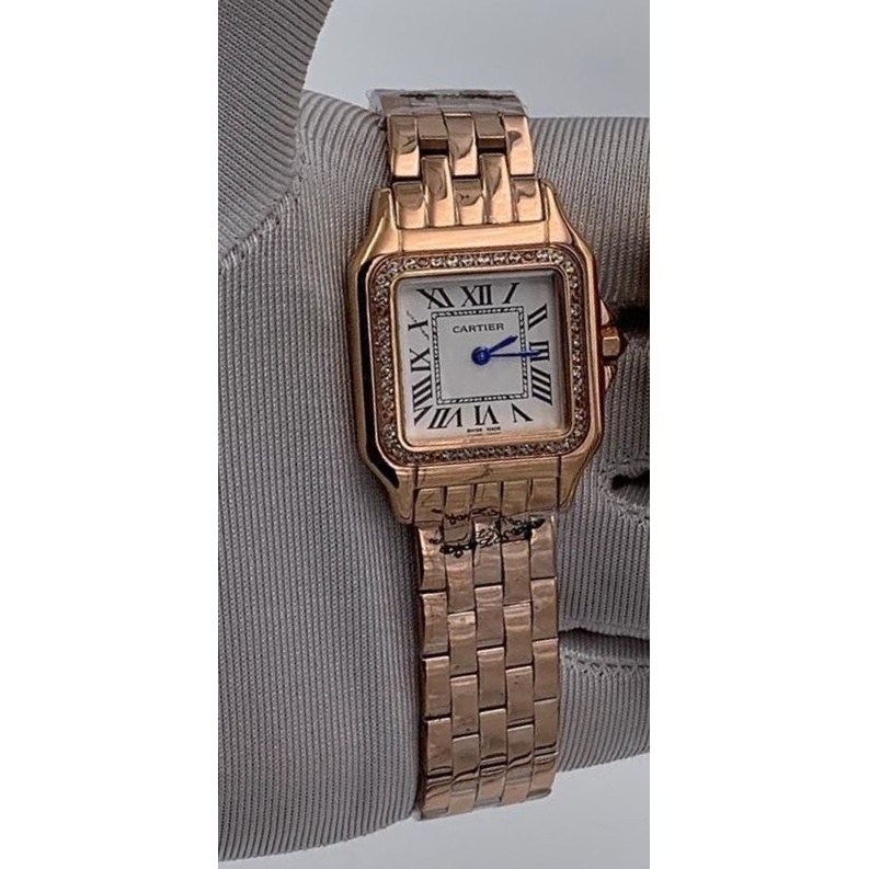 ساعت مچی کارتیه پنتر Cartier Panth re رزگلد صفحه سفید