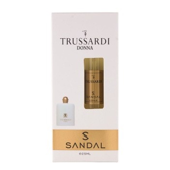 عطر جیبی زنانه صندل مدل Trussardi Dinna حجم 25میلی لیتر