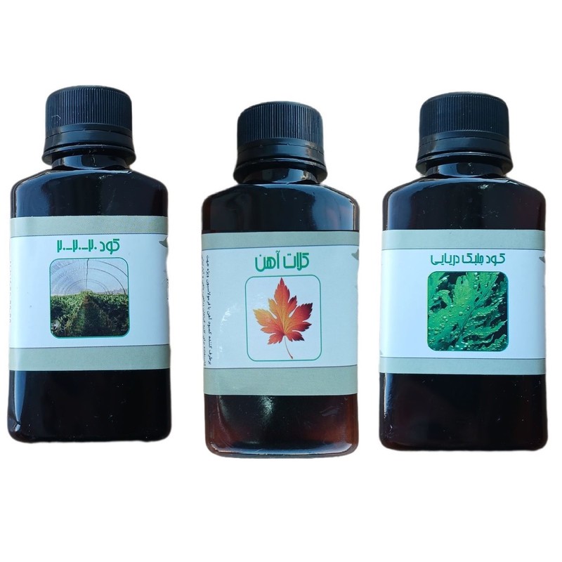 کود مایع کامل سه بیست و جلبک دریایی و کلات اهن مدل life drop حجم 110 میلی لیتر بسته 3 عددی