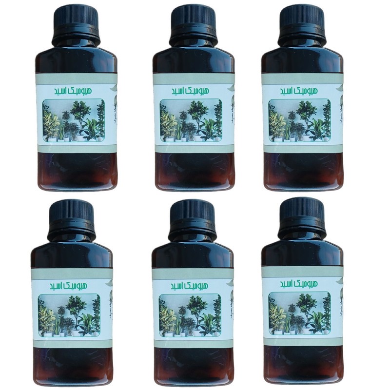 کود مایع هیومیک اسید مدل life drop حجم 110 میلی لیتر بسته 6 عددی