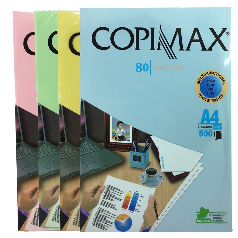 کاغذ رنگی A4 کپی مکس کد C10 بسته 10 عددیجدید