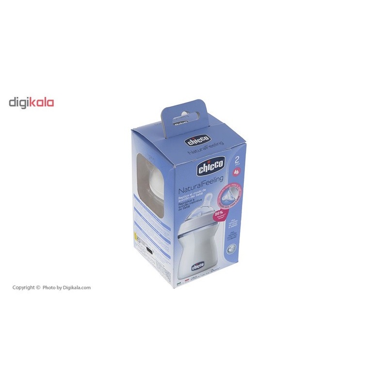 شیشه شیر چیکو مدل 10431 ظرفیت 250 میلی لیتر