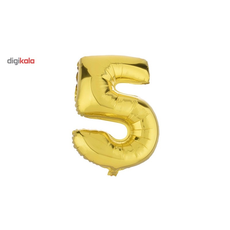 بادکنک فویلی مدل Five سایز 150