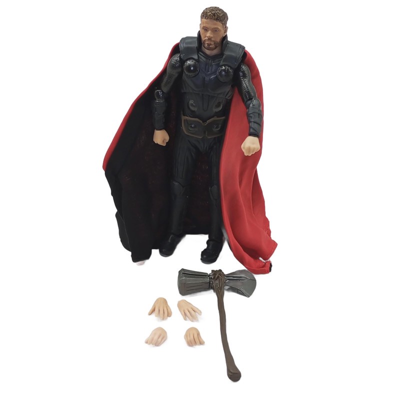 اکشن فیگورمدل THOR ارتفاع 15 سانتی متر مجموعه 6 عددی