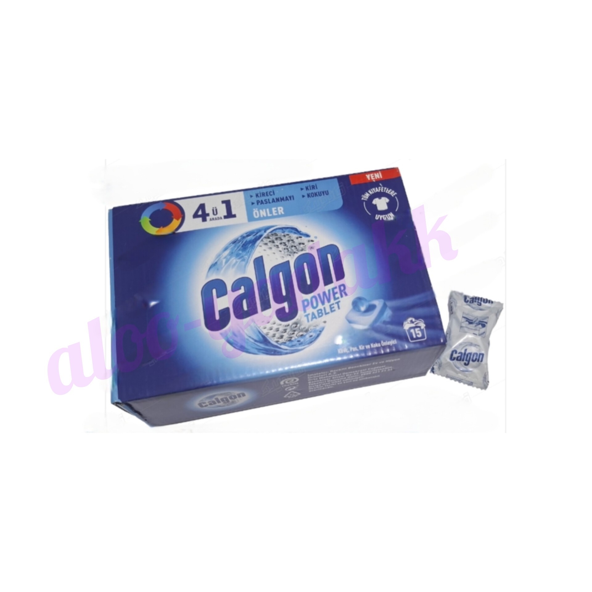 جرمگیر ماشین لباسشویی کالگون 4 در 1 (بسته 15 عددی)