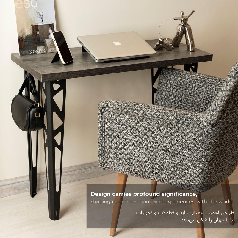 میز کامپیوتر دینیال مدل هندسی کد DN9045