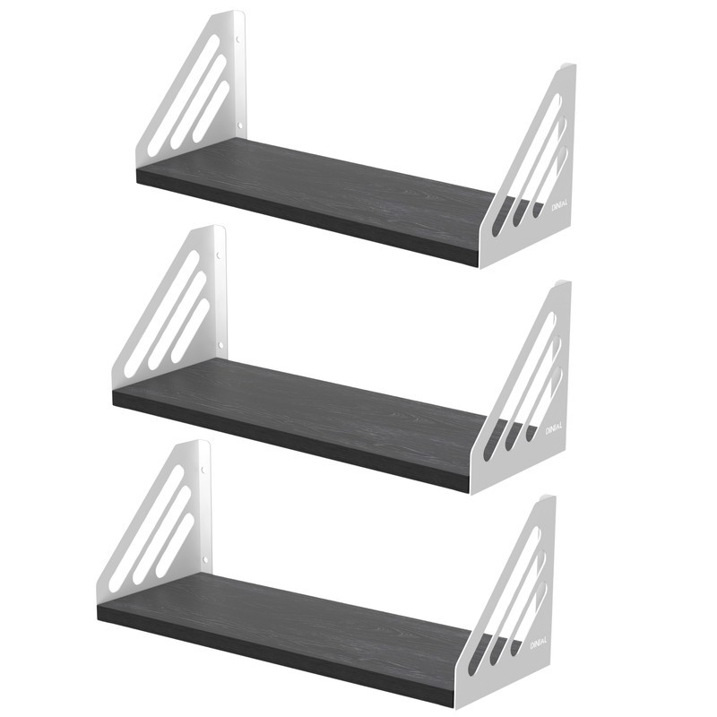 شلف دیواری دینیال مدل p s خطی کد DN4015 مجموعه سه عددی
