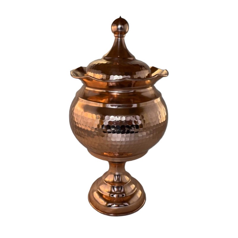 شکلات خوری مسی مدل لبه دالبر کد 24342
