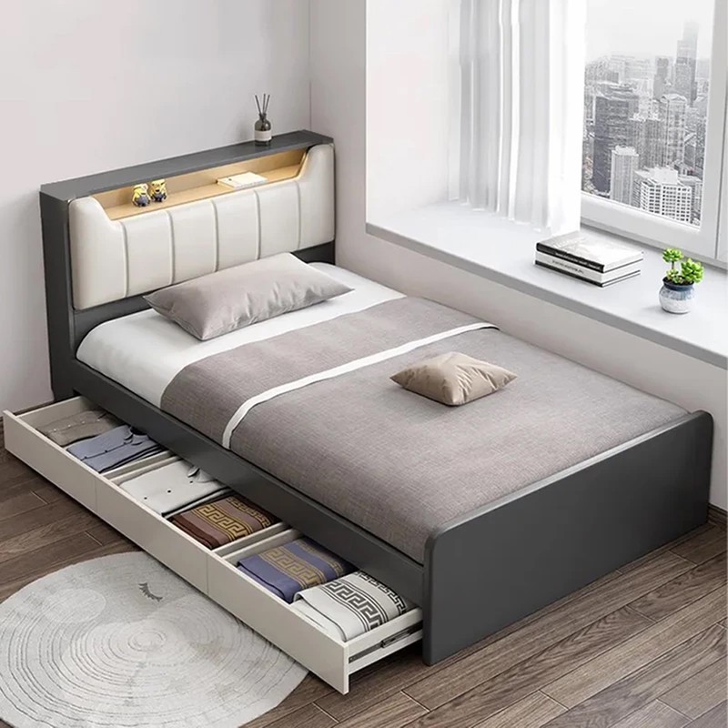تخت خواب یکنفره مدل آرسک سایز 200x90 سانتی متر