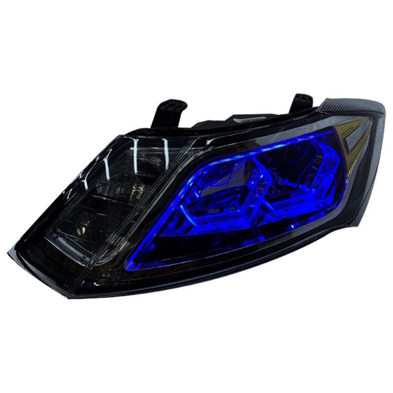 چراغ جلو خودرو گروه پژوهش صنعت مدرن مدل 3D-Hexa-FB-BL مناسب برای ساینا و کوئیک بسته دو عددی
