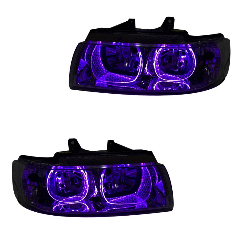 چراغ جلو خودرو گروه پژوهش صنعت مدرن مدل 3D-U-Purp مناسب برای سمند بسته دو عددی