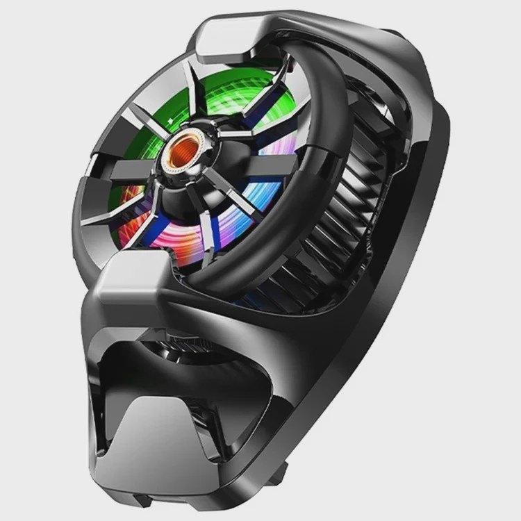 خنک کننده گوشی موبایل MEMO مدل DL22 فن خنک کننده نیمه هادی گیمینگ RGB