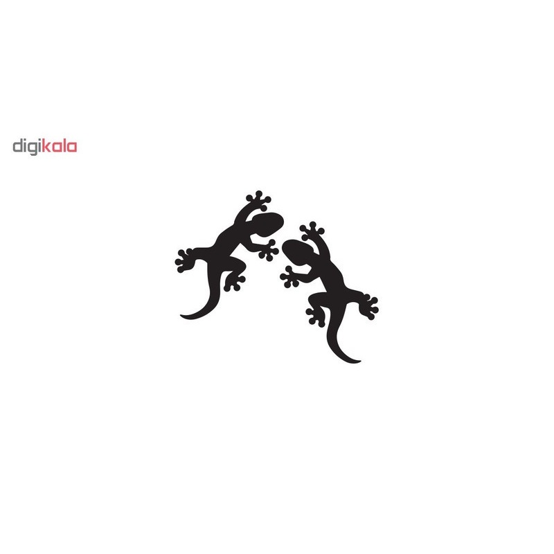 برچسب بدنه خودرو طرح مارمولک کد 01 بسته 2 عددی