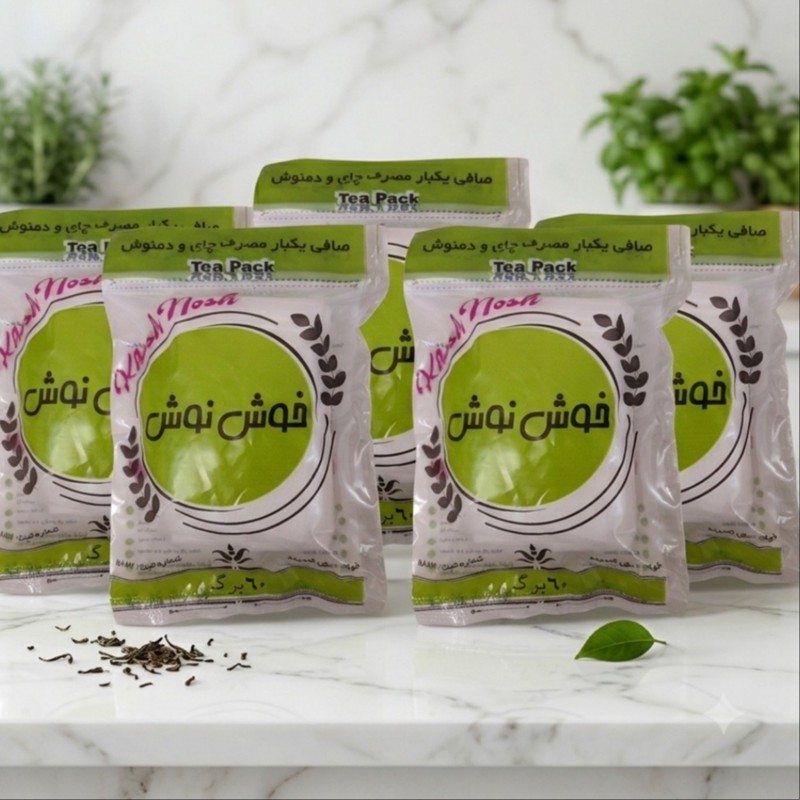 فیلتر چای خوش نوش مدل کیسه ای مجموعه 300 عددی