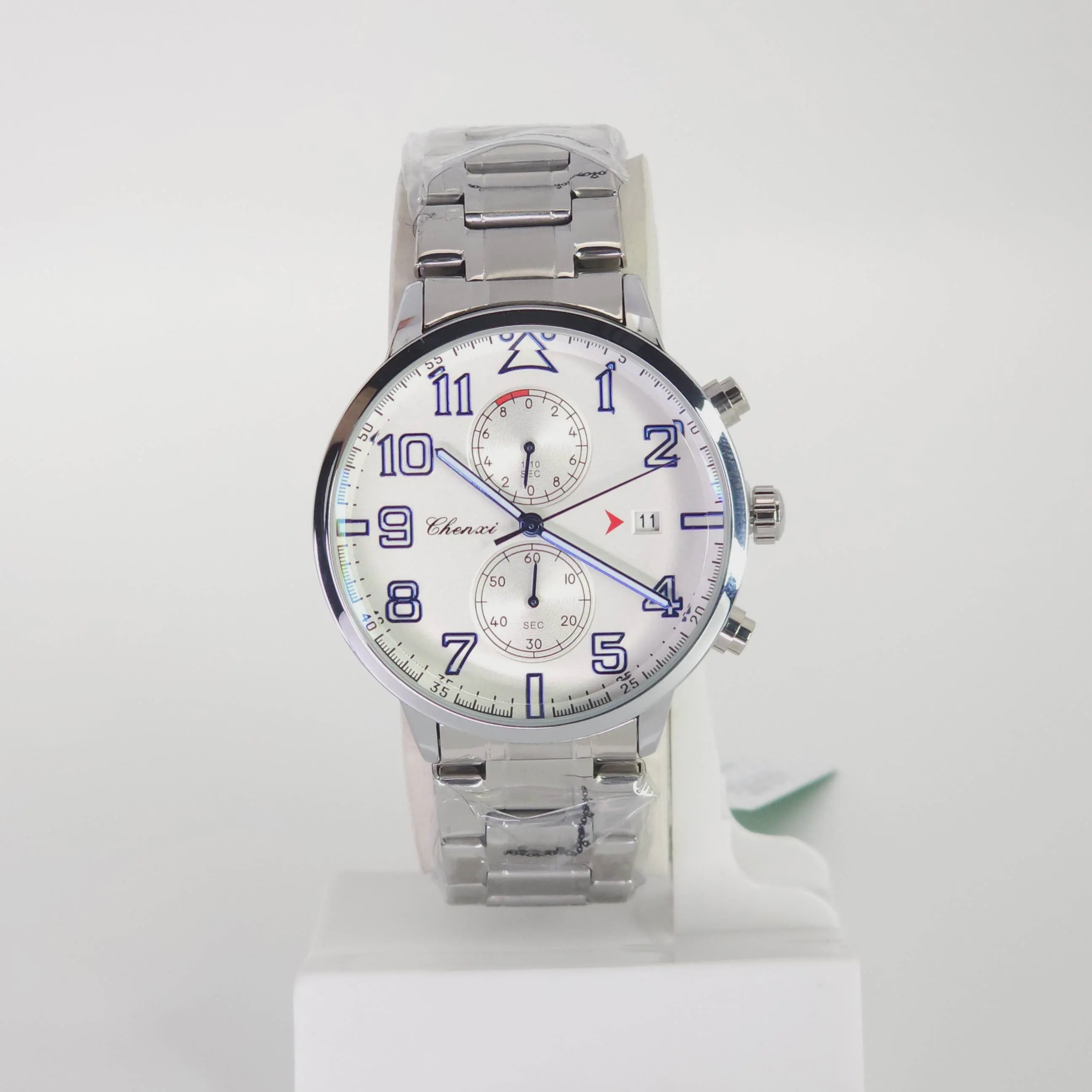 ساعت مچی مردانه چنکسی Chenxi CX937 تاریخ دار و 3موتور فعال کرنوگراف کد 10409