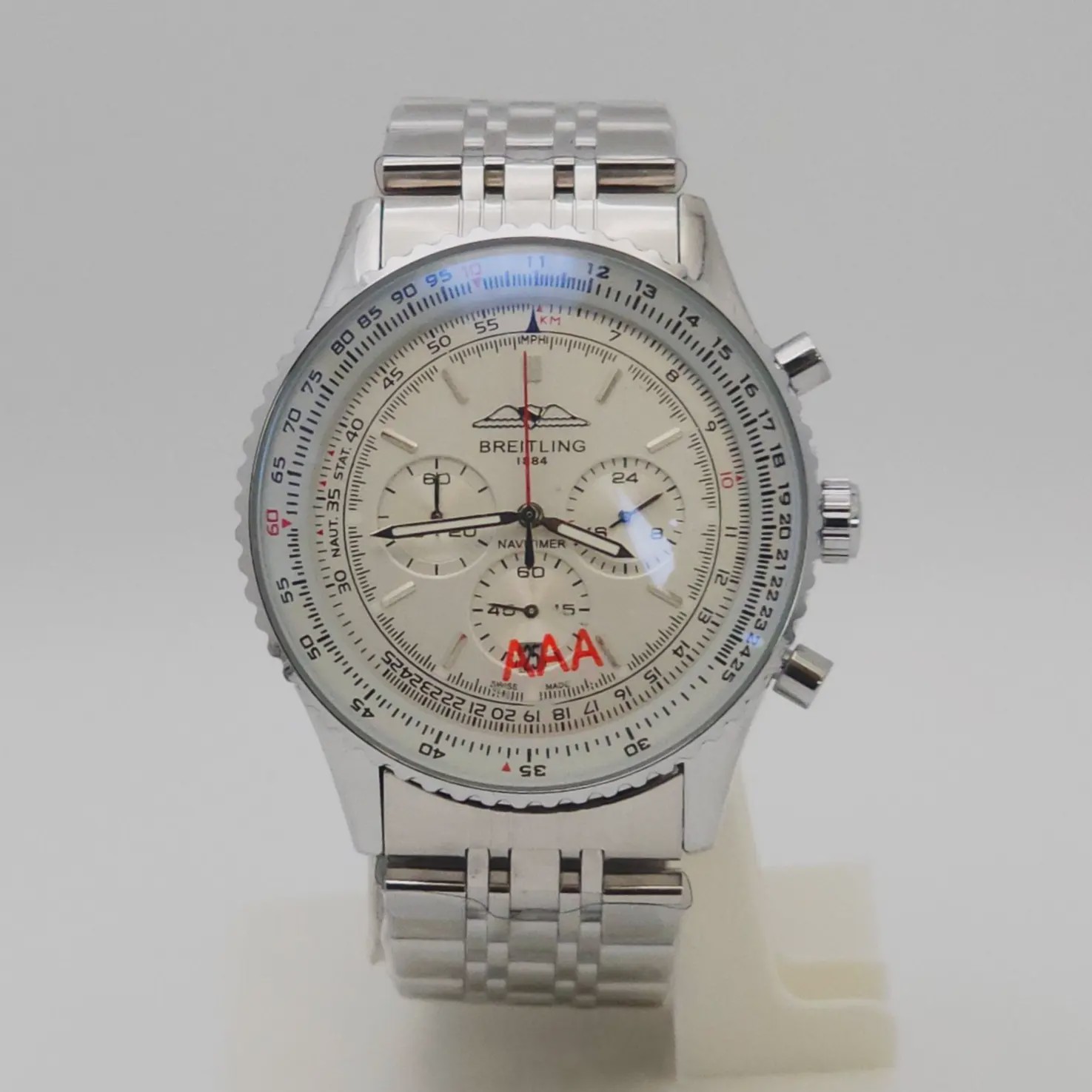 ساعت مچی مردانه بریتلینگ Breitling 1884 با 3 موتور فعال کرنوگراف کد 10915