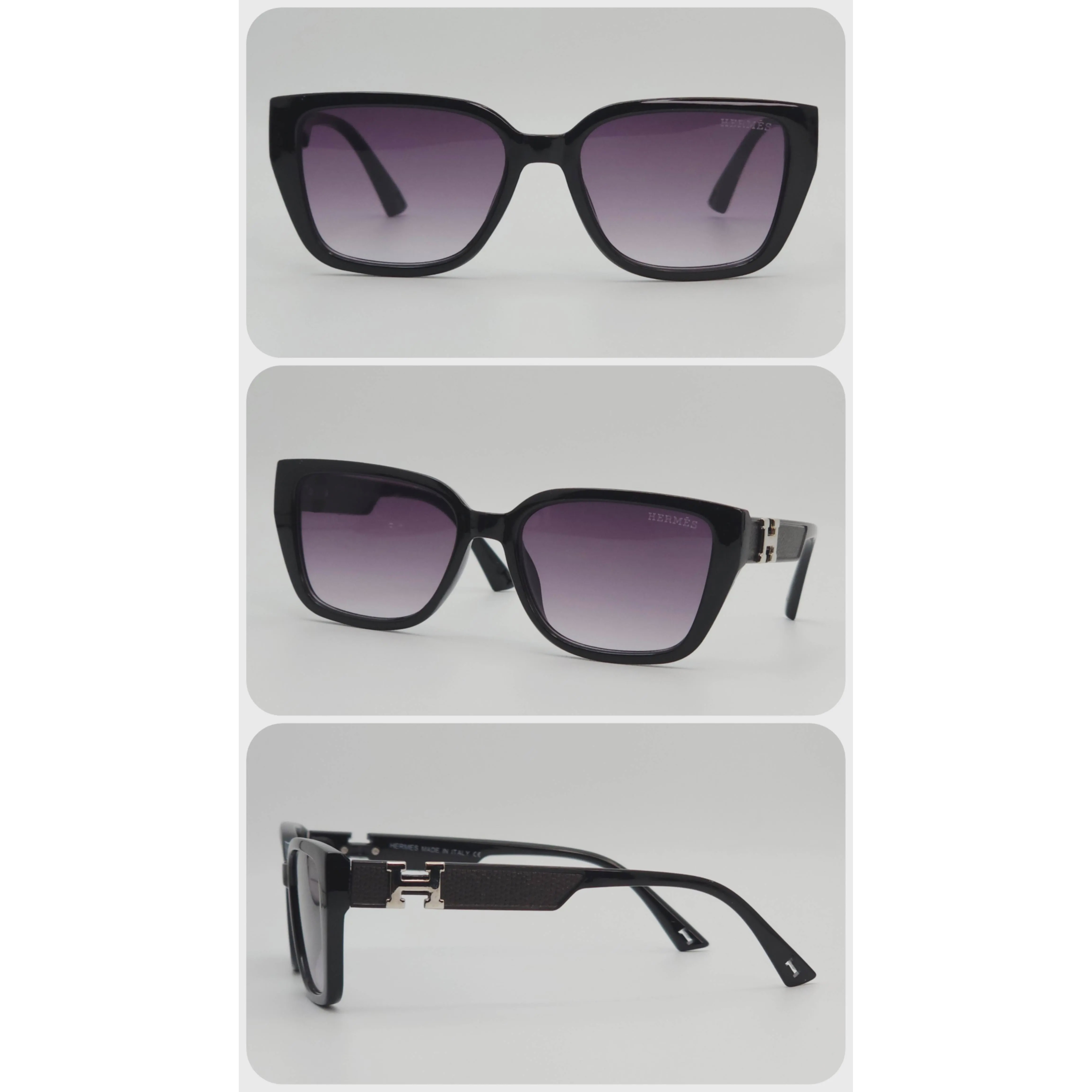 عینک آفتابی زنانه هرمس Hermes Z9853 ضد اشعه UV400 ایتالیایی کد 20735