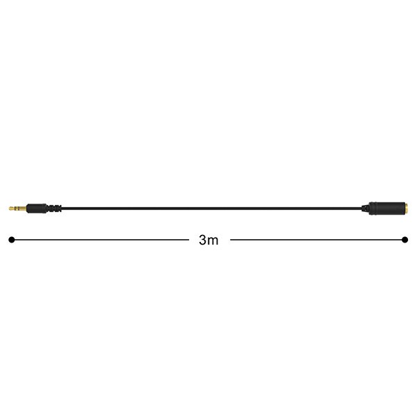 کابل افزایش طول 3.5 میلی متر کامیکا مدل CVM-CP-CPX طول 3 متر