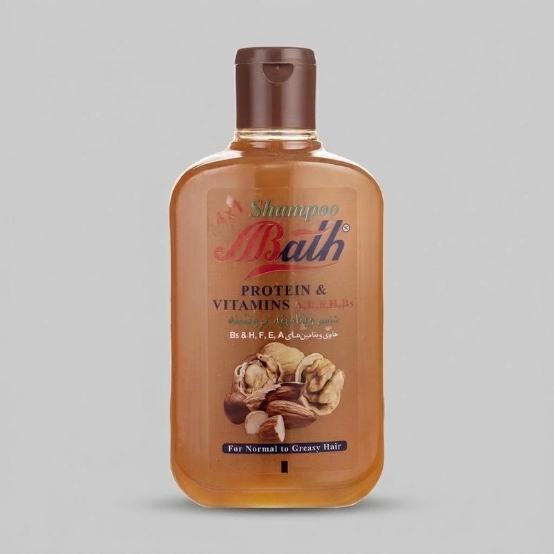 شامپو پروتئینه و ویتامینه مو بس مدل Walnut And Almond حجم 1000 میلی لیتر، تقویت کننده، ترمیم کننده، ضد ریزش، مناسب مو...