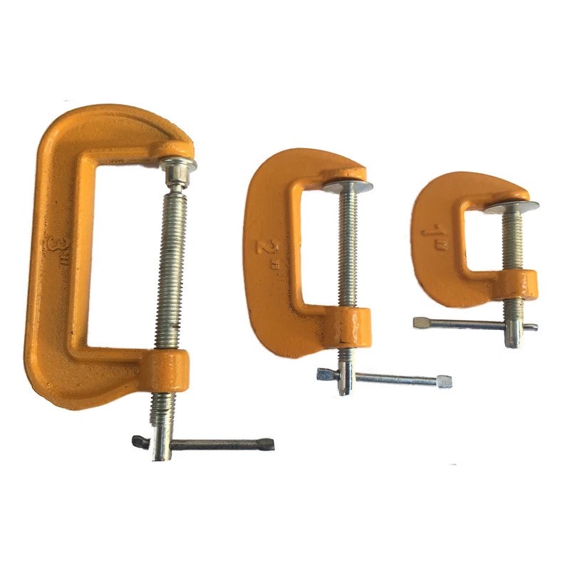 گیره C کلمپ 3 اینچی مدل JT-3، بسته 3 عددی