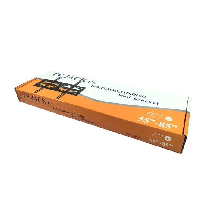 پایه دیواری تلویزیون تی وی جک مدل A2 مناسب برای تلوزیون 55 تا 85 اینچ