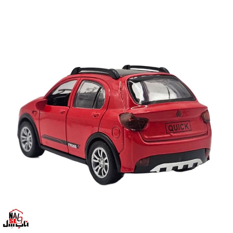 ماکت ماشین بازی ناب سل مدل کوییک فلزی عقب کش چراغ دار موزیکال کد Pull-back musical metal Quicknaab001