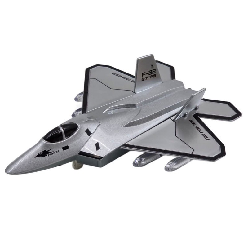 ماکت هواپیما ناب سل مدل جت جنگنده موزیکال چراغدار F-22FIGHTER 27-FS کدNAAB001