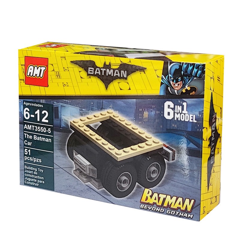 ساختنی 51 تکه ناب سل مدل ماشین بتمن کد THE BATMAN CAR005