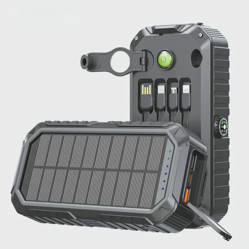 پاوربانک خورشیدی گرین لاین مدل solar mate ظرفیت 20000 میلی آمپر ساعت