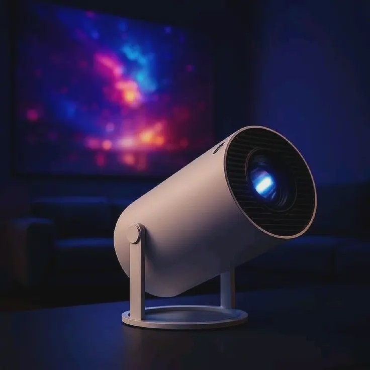 ویدئو پروژکتور هوشمند اندروید پرتابل HY300 کیفیت HD و 4k