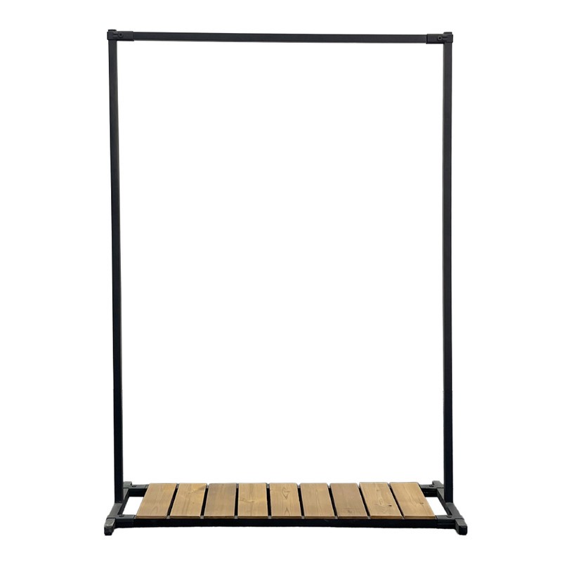 رگال لباس مدل اتصالی چوب کد T002 طول 110 سانتی متر