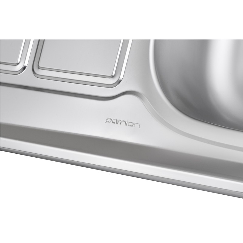 سینک ظرفشویی پرنیان استیل مدل PS 3107 کلاسیک روکار
